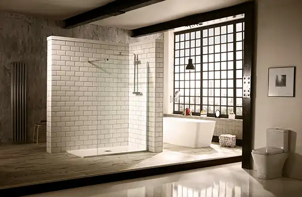 luxury walk in shower