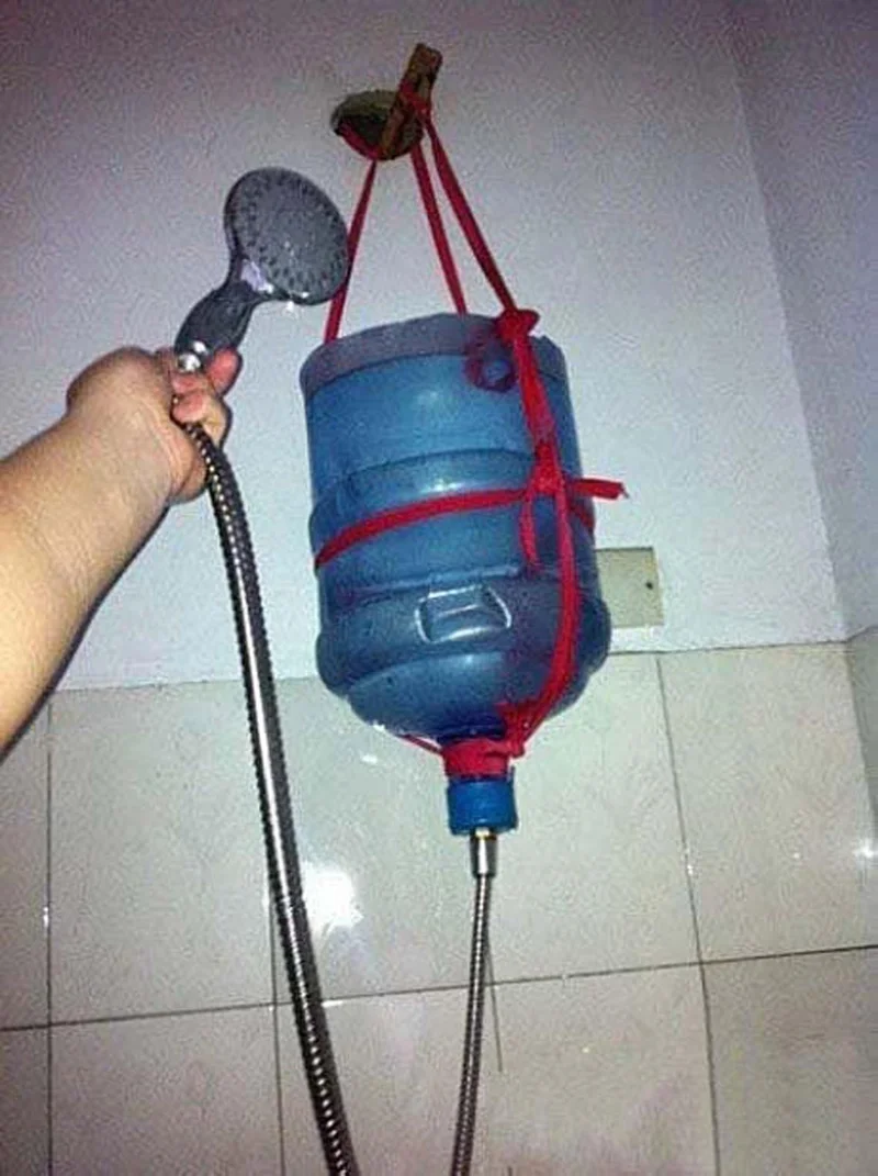 cooler bottle shower 1