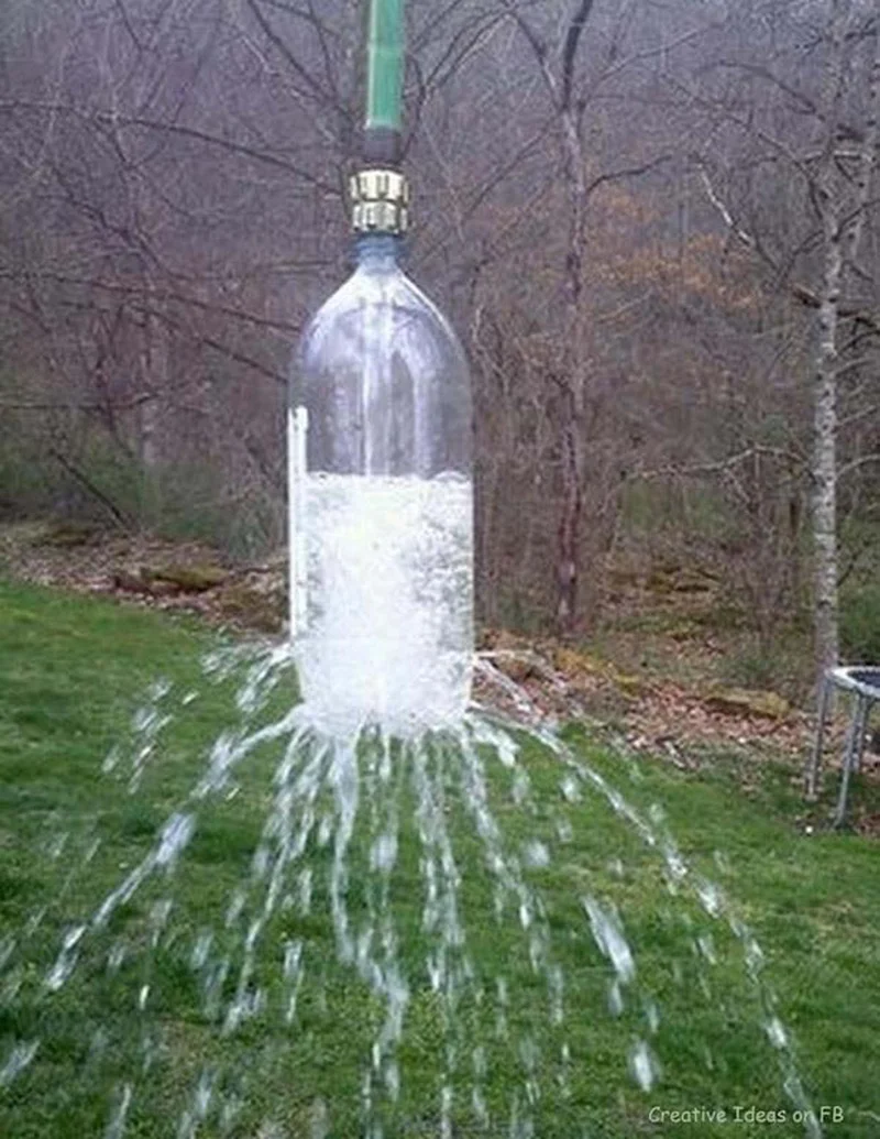 waterbottle shower