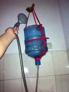 Cooler Bottle Shower