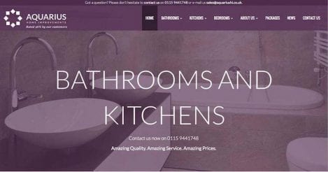 Take a Look at Aquarius Home Improvements’ New and Improved Website